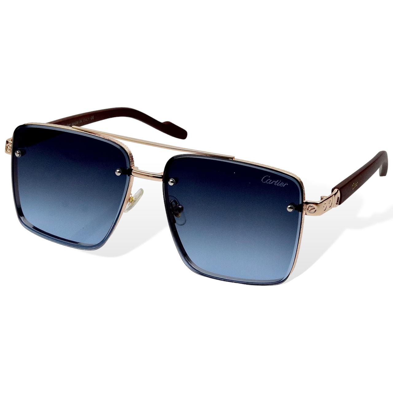 Cartier Branded Dark Blue Sunglasses