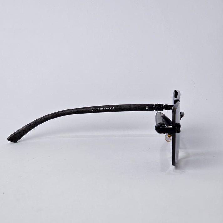 Cartier Sunglasses Wooden Texture With Brand Name